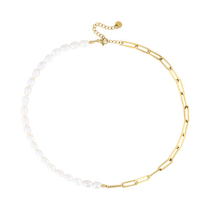 Pearls chain necklace