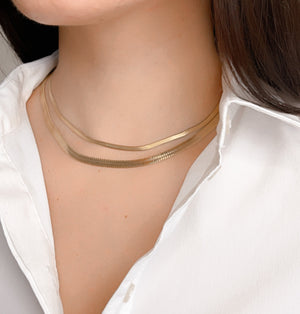 herringbone necklace