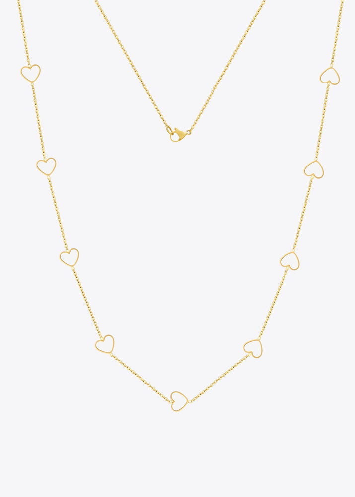 Queen of hearts necklace Long